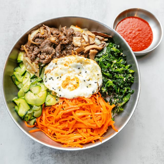 Entree Bibimbap.