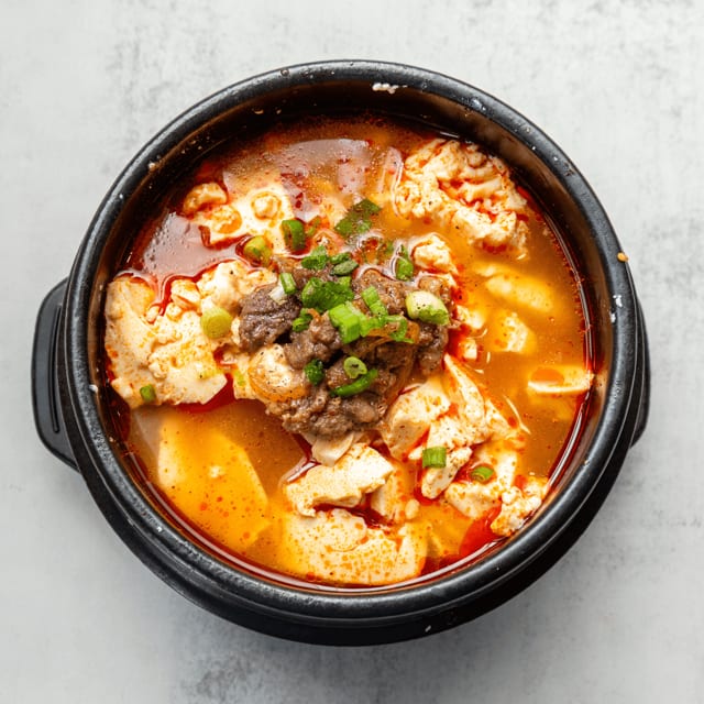 Beef Tofu Soup.